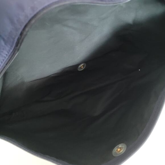 Longchamp Le Pliage Buissness Document Nylon Top Handle Tote Zip Large Blue - Picture 3 of 10